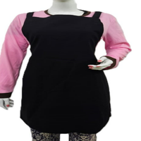 Tablier sans manches 100 % coton biologique, accessoire de nettoyage de cuisine écologique de qualité avec design coloré, personnalisable et recyclable
