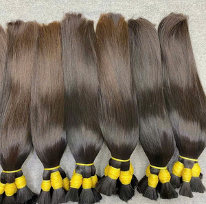 Cheveux naturels vietnamiens de qualité supérieure 100 % vierges, en vrac, super double drawn, doux, soyeux, lisses, sans nœuds, brillance naturelle - Product Image 2