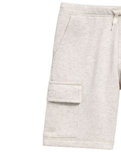 Pantalones Cortos Cargo Gris Claro para Hombre, Cintura Elástica con Cordón, Estilo Casual Urbano, con Bolsillos Laterales, Fabricante de Pantalones Cortos de Verano - Product Image 3