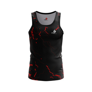 Camiseta sin mangas personalizada para hombre, transpirable, 100% algodón, con logo frontal personalizado, ecológica, de secado rápido, tejida en algodón, para gimnasio. - Product Image 2