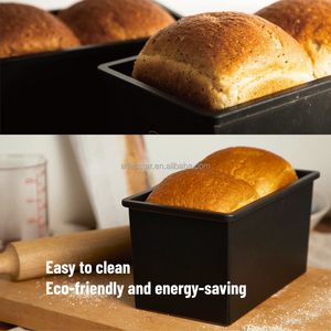 กระทะขนาดเล็กสำหรับขนมปังน้ำตาลต่ำพร้อมกระทะก้อนขนาด225กรัมเคลือบไม่ติดกระทะสำหรับเตาอบ - Product Image 5