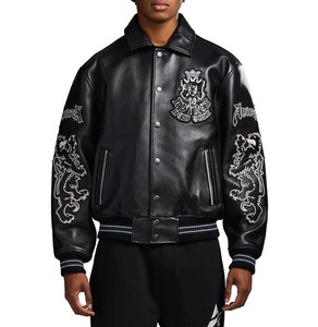 Chaqueta de Cuero Gótica – Chaqueta de Motero Negra Estilo Vintage, Ropa Urbana Gótica, Chaqueta de Cuero para Motocicleta para Hombre y Mujer, Chaqueta Punk Rock - Product Image 4