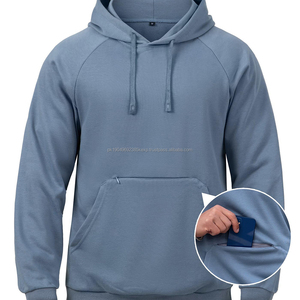 Sudaderas con Capucha Personalizadas con Logotipo, Sudaderas de Alta Calidad, Estilo Urbano, Holgadas, Vintage, Lavadas, de Algodón Grueso para Hombre - Product Image 3