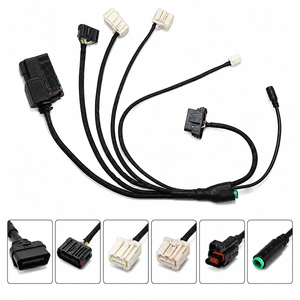 RG OBD2 Code Reader Diagnostic Tool with LCD Display Multiple Connectors Black Color 12V <b>USB</b> Universal for Car Read & Erase - Product Image 2
