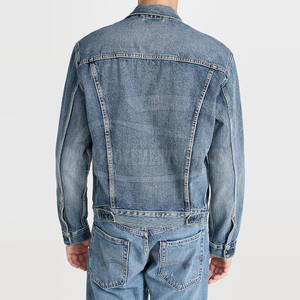 เสื้อแจ็กเก็ตยีนส์สำหรับผู้ชายเสื้อแจ็กเก็ตยีนส์สำหรับผู้ใหญ่ออกแบบได้ตามต้องการ - Product Image 2