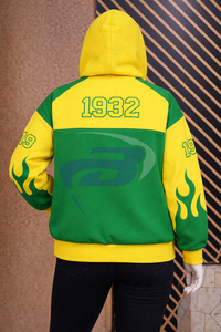 เสื้อฮู้ดผ้าฝ้ายผสมโพลีเอสเตอร์พิมพ์ลายโลโก้ Chi Eta Phi คุณภาพสูง ทรงโอเวอร์ไซส์ สไตล์กรีก สำหรับสมาคมนักศึกษาหญิง CEPhi - Product Image 2