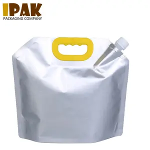 Plastik dolum sıvı el sabunu dik torba emzik ile çevre dostu biyobozunur alüminyum folyo Kraft kağıt gıda PE özelleştirilmiş
