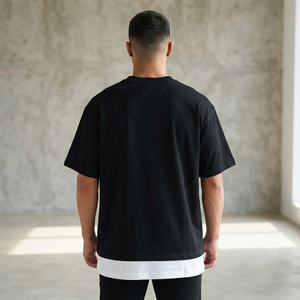 T-shirt personnalisé 100% coton jersey imprimé, style vintage tendance, manches courtes, unisexe, coupe confortable pour l'été - Product Image 6