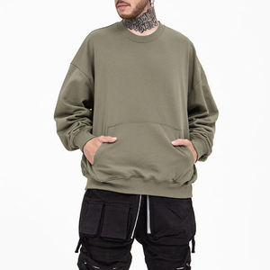 Fabricant OEM de sweats en molleton de coton personnalisés en gros, col rond, marque privée, production en vrac, usine de sourcing - Product Image 4