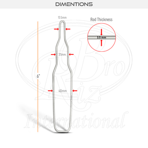 เครื่องมือตรวจภายในช่องปากสัตว์ขนาดเล็ก ทำจากสแตนเลส ขนาด 5.5x1 นิ้ว ปลาย 4.5 มม. สำหรับนก สัตว์เลี้ยงขนาดเล็ก และสัตว์ขนาดเล็กอื่นๆ - Product Image 4
