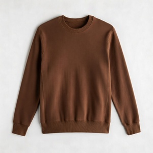 Sudaderas con Capucha de Alta Calidad para Hombre, Corte Holgado, Cuello Redondo, Algodón, Hombros Caídos, Sudaderas Cortas, de Fábrica - Product Image 4