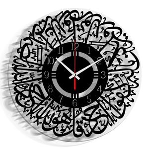 Contemporary Iron Islamic Wall Clock Stylish Faith Motif Enhancing Modern Living Room Interior Walls - Product Image 2