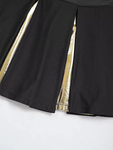 Conjunto de Uniforme de Porristas para Niñas a Bajo Precio, Traje Personalizado para Equipo de Animación, Top Corto y Falda de Tela Elástica, Ropa para Actuaciones de Baile - Product Image 6