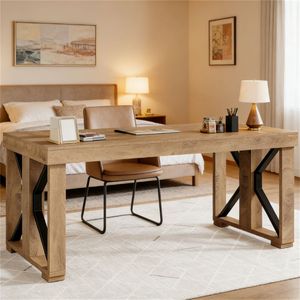 Scrivania per Computer, Ufficio Domestico e Sala Conferenze, Tavolo Versatile da Pranzo - Product Image 2