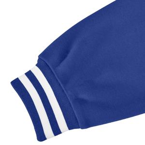 Blouson universitaire personnalisé avec logo, coupe-vent, respirant, réversible, en toile de laine, à capuche, manches géométriques, style streetwear, pour lycée - Product Image 6