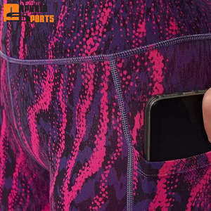 ชุดโยคะผู้หญิงคุณภาพพรีเมียมสีตามสั่ง ขายส่งชุดเลกกิ้งผู้หญิง ชุดโยคะคอกลมผู้หญิงพร้อมโลโก้ตามสั่ง - Product Image 4