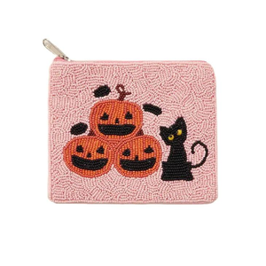 Handmade High Quality Seed Beaded Glass Beads Embroidery Square Shape Coin <b>Pouch</b> Latest Design BY AFZA ENTERPRISES - Product Image 5