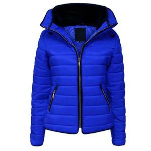 Chaqueta Acolchada para Mujer, Estilo Moderno, Impermeable, Transpirable, con Capucha, para Uso en Exteriores en Invierno, Color Liso, Ecológica - Product Image 6
