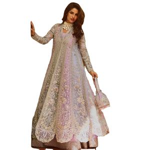 Traje Salwar Kameez de Diseño Elegante en Colores Variados de WS INTERNATIONAL, Hermoso Diseño para Bodas, Fiestas y Eid, Colección Lawn Salwar Suit - Product Image 1