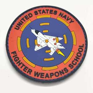 Parche de Goma 3D en Relieve del Colegio de Armas de Combate de la Marina de los Estados Unidos, Insignia Circular Cosida - Product Image 5