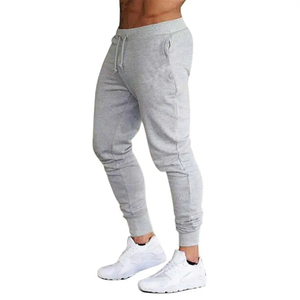 Pantalon de jogging décontracté pour homme, taille élastique, coupe ajustée, respirant, mélange coton et élasthanne, avec poches latérales, idéal pour l'automne - Product Image 2
