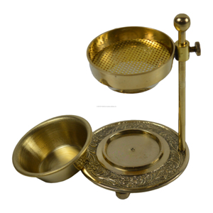 Quemador de incienso de latón antiguo para decoración de interiores, quemador de incienso de latón con diseño de fragancia Natural, soporte para incienso - Product Image 4