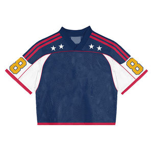 Maillot de football américain personnalisé de haute qualité avec design appliqué, nouveau design, nom d'équipe personnalisé, maillot de sport pour hommes - Product Image 1