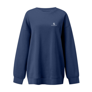 Sudadera de Mujer con Logotipo Personalizado, Algodón, Manga Larga, Cuello Redondo, Tejido Suave, Moda Premium Casual 2026 - Product Image 3
