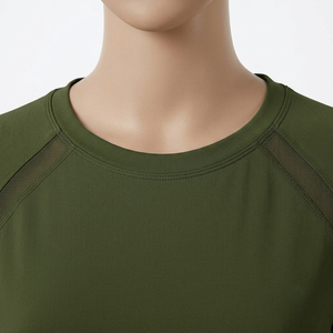 เสื้อยืดผู้หญิงแบบเรียบง่าย ปรับแต่งได้ เป็นมิตรกับสิ่งแวดล้อม ทรงปกติ แขนสั้น สีพื้น ผ้าฝ้ายนุ่ม สวมใส่สบาย เหมาะกับฤดูใบไม้ผลิ - Product Image 5