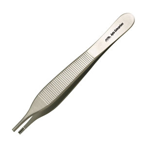 Pinzas Adson Brown de Acero Inoxidable de Alta Precisión para Manipulación de Tejidos Delicados, 4.75 Pulgadas con 7x7 Dientes - Product Image 6