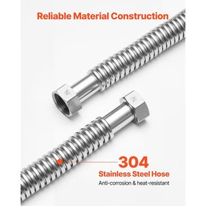 Kit per Scaldabagno da 18 Pollici con Connettore Flessibile di Ingresso da 1'' FIP X 1'' FIP per Facile Installazione Idraulica - Product Image 2