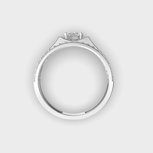 Anillo de Boda para Hombre de Plata de Ley 925 con Diamante Moissanita, Anillo de Compromiso Elegante y Brillante de Lujo, Joyería para Uso Diario - Product Image 2