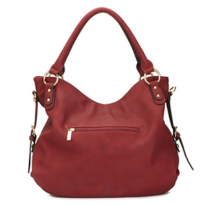 Sac Hobo Vintage Royaa pour Femme en Cuir Véritable avec Logo Gaufré, Chaînes, Sangles Tressées, Fermeture Éclair, Résistant à l'Eau, 7kg - Product Image 2