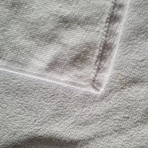 Un lato cotone un lato in poliestere bianco per <span class=keywords><strong>la</strong></span> stampa a sublimazione formato personalizzato a mano telo mare bianco 330 400GSM - Product Image 5