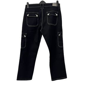 Pantalon en denim tissé et pantalon cargo de qualité supérieure pour hommes - Product Image 2