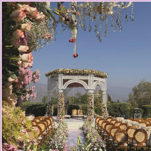 Mandap de Boda de Acrílico Estilo Playa para Exteriores - Product Image 6