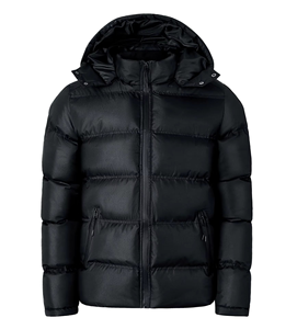 Veste d'hiver pour homme, coupe-vent à capuche, imperméable, respirante, col montant, logo personnalisé sur le devant, haute qualité - Product Image 2