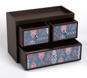 Modern Design Handcrafted Wooden Drawer Cabinet Mini <b>Storage</b> Organizer Decorative Wooden Jewelry <b>Storage</b> Box for Office Use - Product Image 3