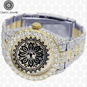 Charm_Jewells Women's Luxury Stainless Steel <b>Watch</b> 38mm Round Case Analog Quartz Sapphire Crystal Folding Clasp - Product Image 4