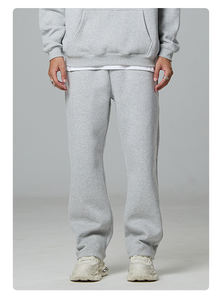 Pantalones Casuales Vintage de Felpa Francesa, Pantalones Deportivos con Capucha y Pantalones de Chándal para Hombre, 100% Algodón, Pantalones Deportivos de Algodón Grueso para Hombre - Product Image 4