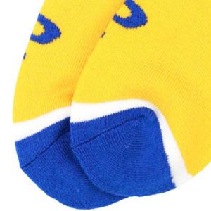 Chaussettes de sport unisexes Sigma Gamma Rho 1922 en coton, bleu roi et or, longueur mi-mollet, motif lettres grecques de la sororité, pour tenue décontractée et sportive - Product Image 4