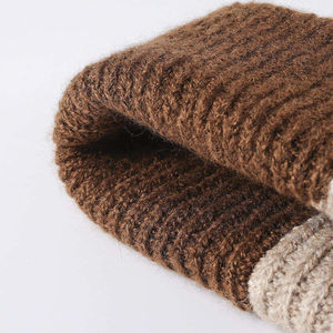 Comfortable <b>Men</b> Beanie <b>Caps</b> Color Striped Design Customized Logo Made <b>Winter</b> Hats 100%Cotton Adults Unisex Beanie <b>Cap</b> - Product Image 6
