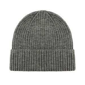 Custom Blue Purple Jacquard Knitted Bennie Hats Winter Warm Beanies for <b>Men</b> Women - Product Image 1