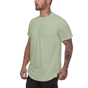 เสื้อยืดคอกลมสีพื้นทรงปกติสำหรับผู้ชาย พิมพ์ลายพัฟฟ์ตามสั่ง แขนสั้น ระบายอากาศได้ดี แห้งเร็ว ผลิตจากโพลีเอสเตอร์/คอตตอน - Product Image 5
