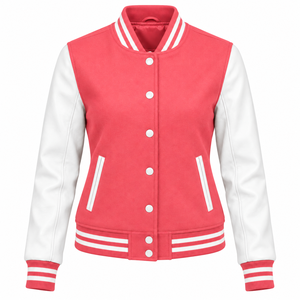 Durable Women Varsity <b>Jacket</b> Hot Selling Anti Wrinkle Breathable Top Trending Women Varsity <b>Jacket</b> with <b>Light</b> <b>Weight</b> - Product Image 6