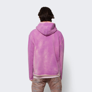 Classic Design Acid Wash Hoodie 100% Cotton Fleece 400g Heavyweight <b>Drop</b> Shoulder Premium Quality Quick Dry Pocket Men - Product Image 4