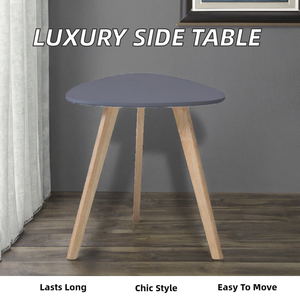 Table d'appoint ronde de style industriel moderne indien de haute qualité, table basse ou table à thé de luxe avec meubles en bois, table de chevet - Product Image 3