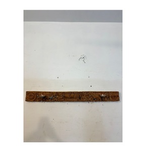Panel de Madera de Teca Vintage, Estilo Moderno de Mediados de Siglo, Tallado en Relieve, Artesanía, Decoración de Pared para Hogar u Oficina, Muebles de Exterior - Product Image 1