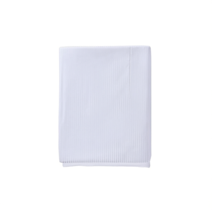 Juego de Sábanas Blancas de Satén con Rayas de 1 cm, 300 Hilos, Estilo Simple, Funda de Edredón de 1 cm para Cama Matrimonial, Hotel, Hogar - Product Image 2