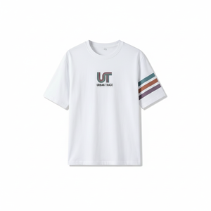 ชุดเซ็ตเสื้อยืดและกางเกงขาสั้นผู้ชายสีสันตัดกันสำหรับฤดูร้อน คุณภาพสูง รับผลิตโลโก้ตามสั่ง ขายส่ง ชุดสองชิ้นสำหรับผู้ชาย - Product Image 4